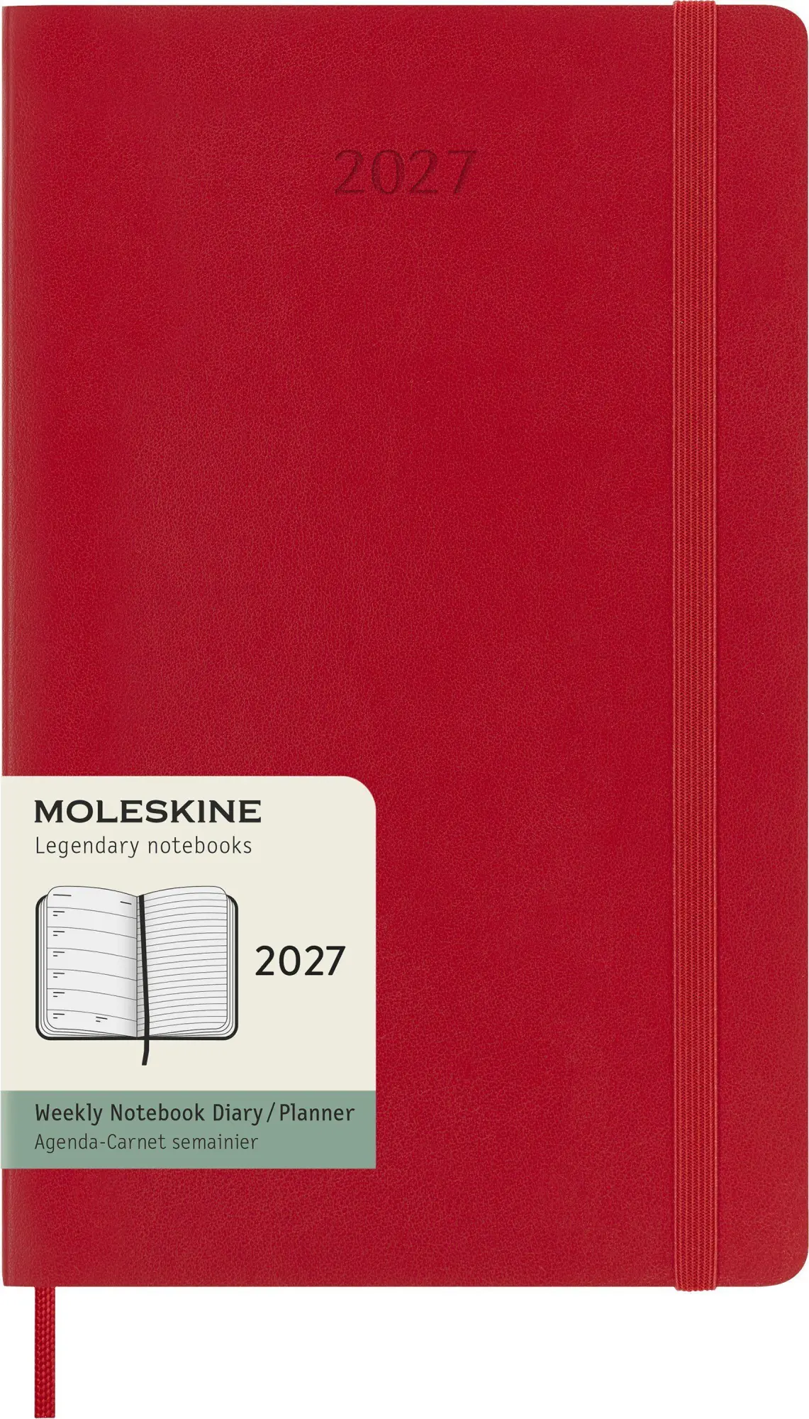 Cover: 8056999279554 | Moleskine 12 Monate Wochen Notizkalender 2027, Large/A5, 1 Wo = 1...