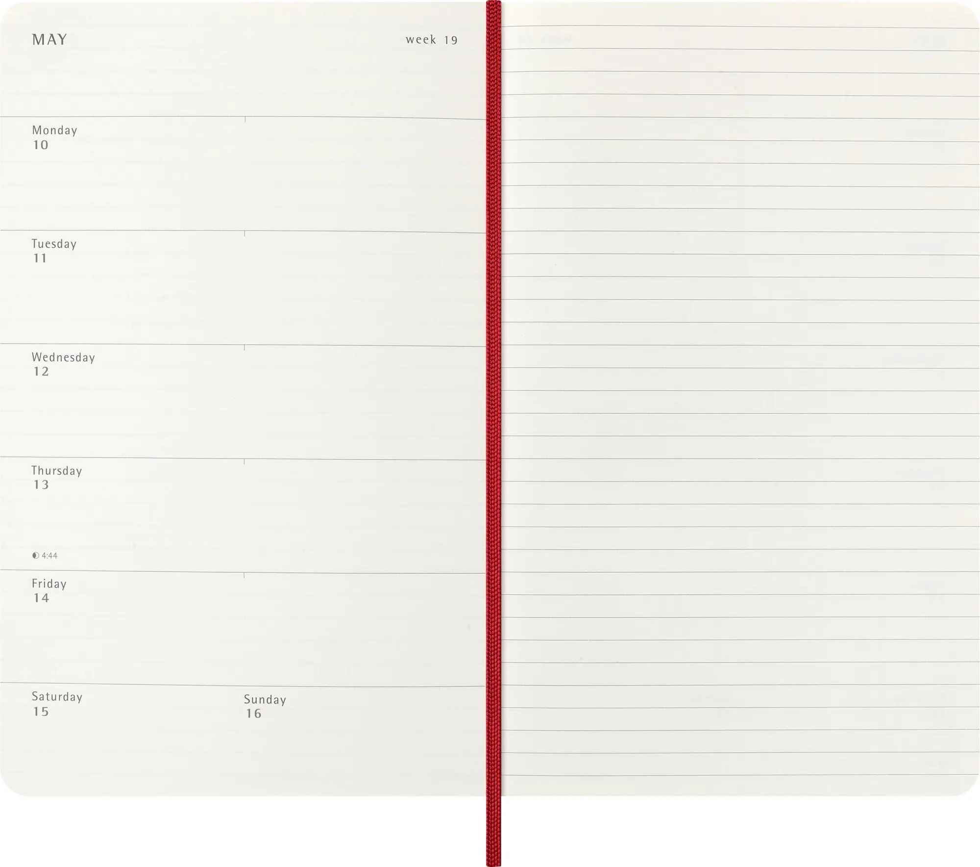 Bild: 8056999279554 | Moleskine 12 Monate Wochen Notizkalender 2027, Large/A5, 1 Wo = 1...