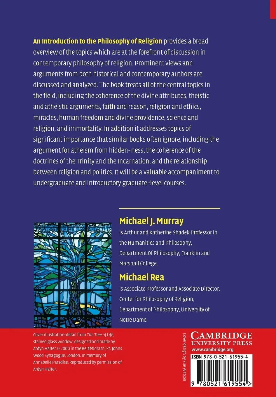 Rückseite: 9780521619554 | An Introduction to the Philosophy of Religion | Murray (u. a.) | Buch