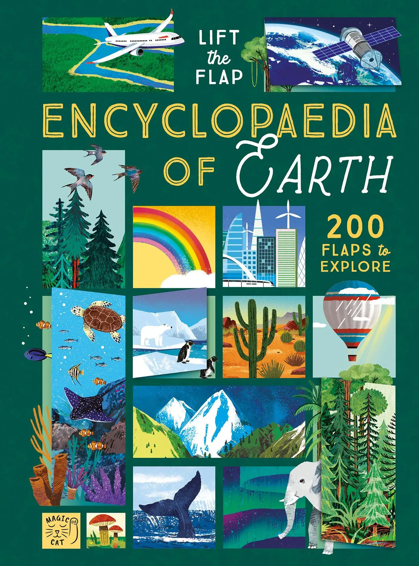Cover: 9781915569554 | The Lift-the-Flap Encyclopaedia of Planet Earth | 200 Flaps to Explore