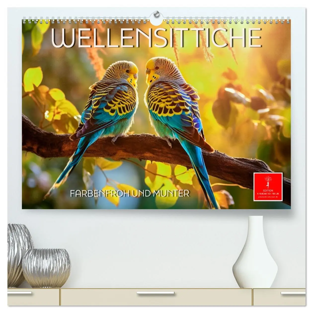 Cover: 9783457519554 | Wellensittiche farbenfroh und munter (hochwertiger Premium...