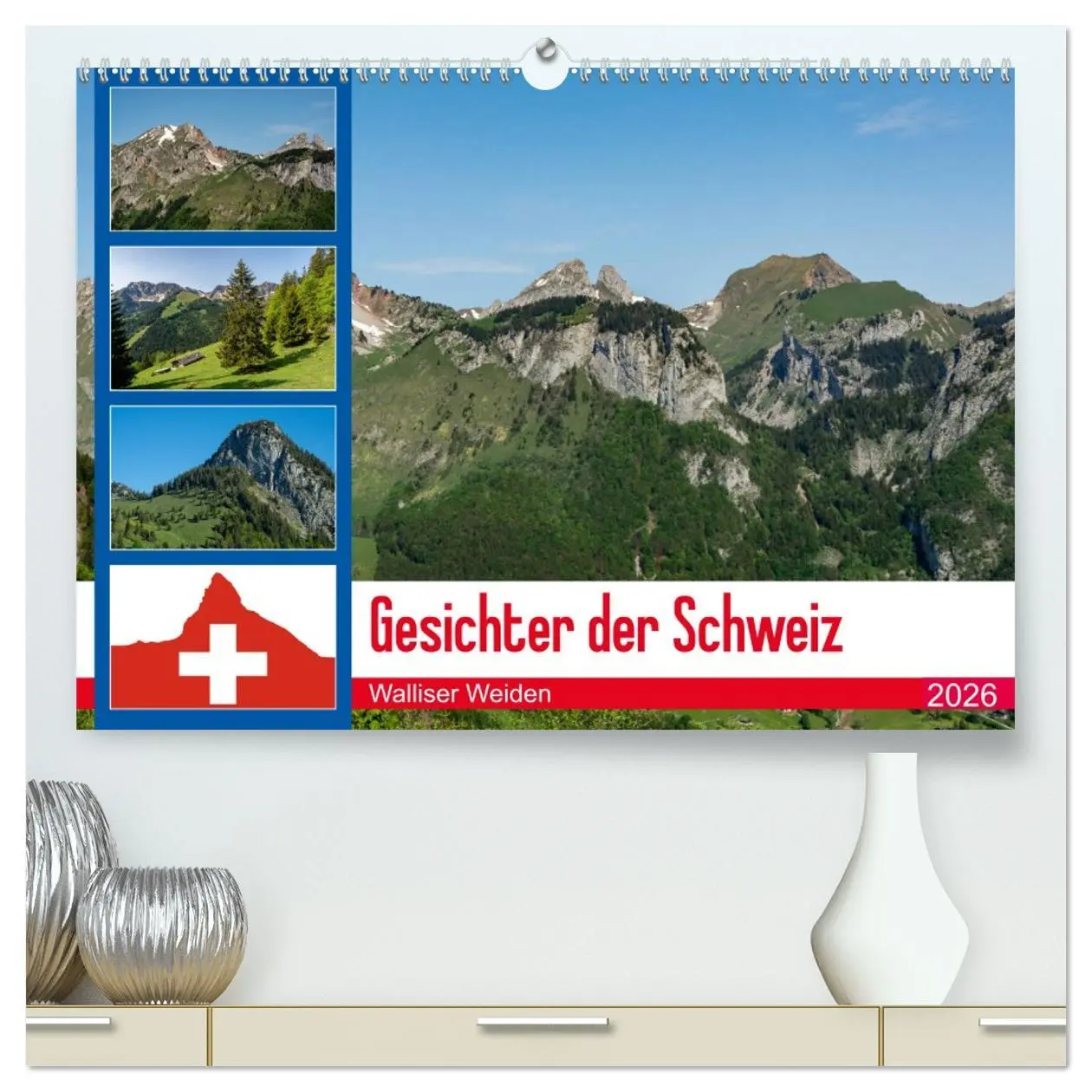 Cover: 9783457689554 | Gesichter der Schweiz - Walliser Weiden (hochwertiger Premium...