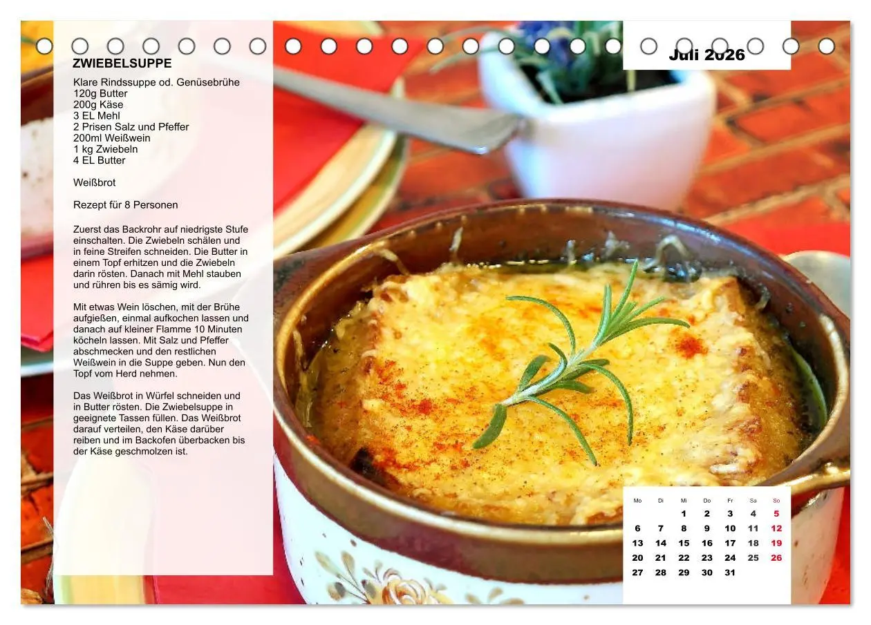 Bild: 9783457759554 | Aus der Suppenküche. Küchenkalender mit tollen Rezepten...