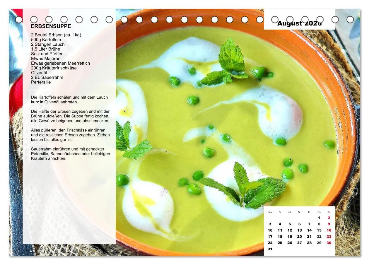 Bild: 9783457759554 | Aus der Suppenküche. Küchenkalender mit tollen Rezepten...