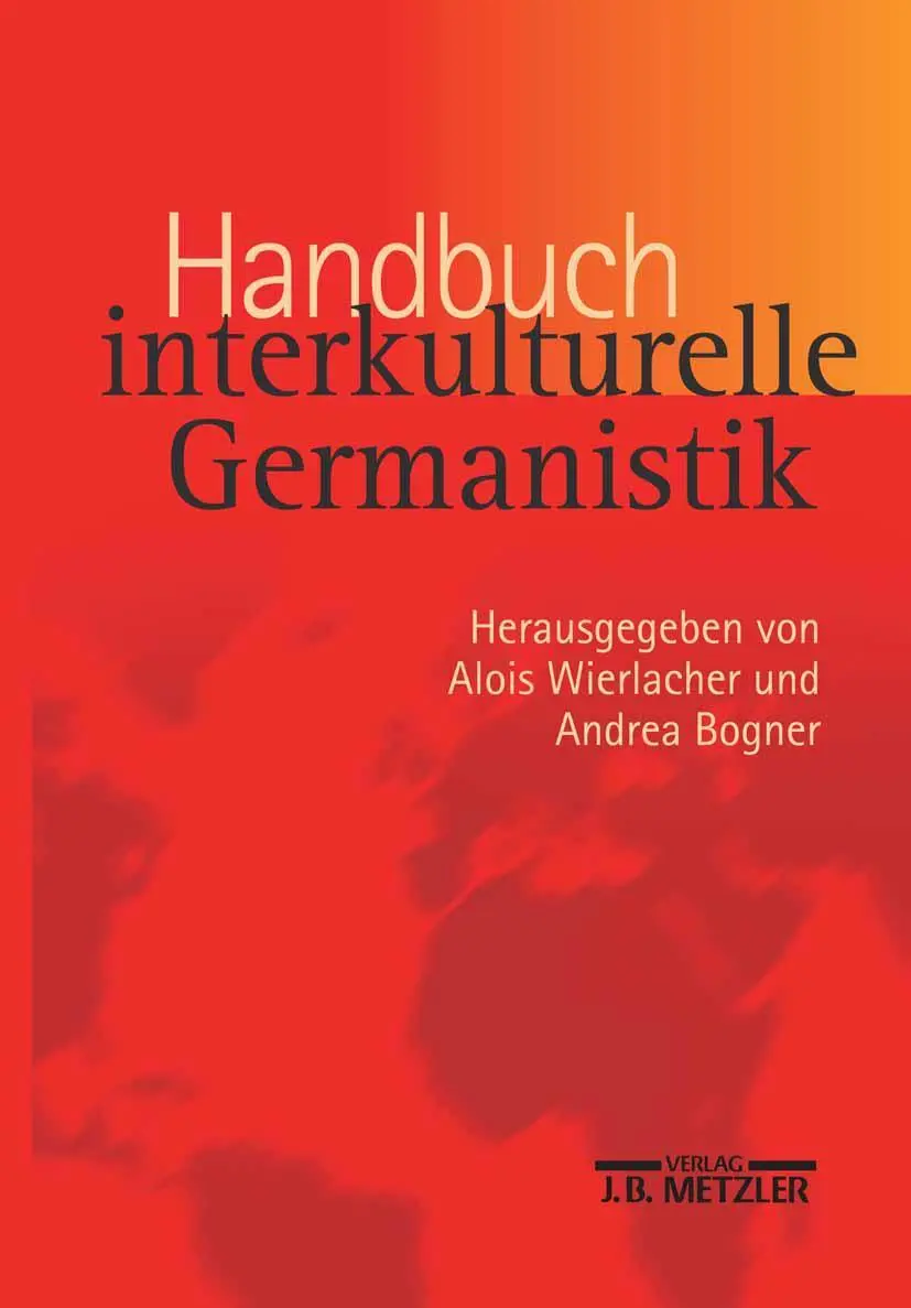 Cover: 9783476019554 | Handbuch interkulturelle Germanistik | Andrea Bogner (u. a.) | Buch