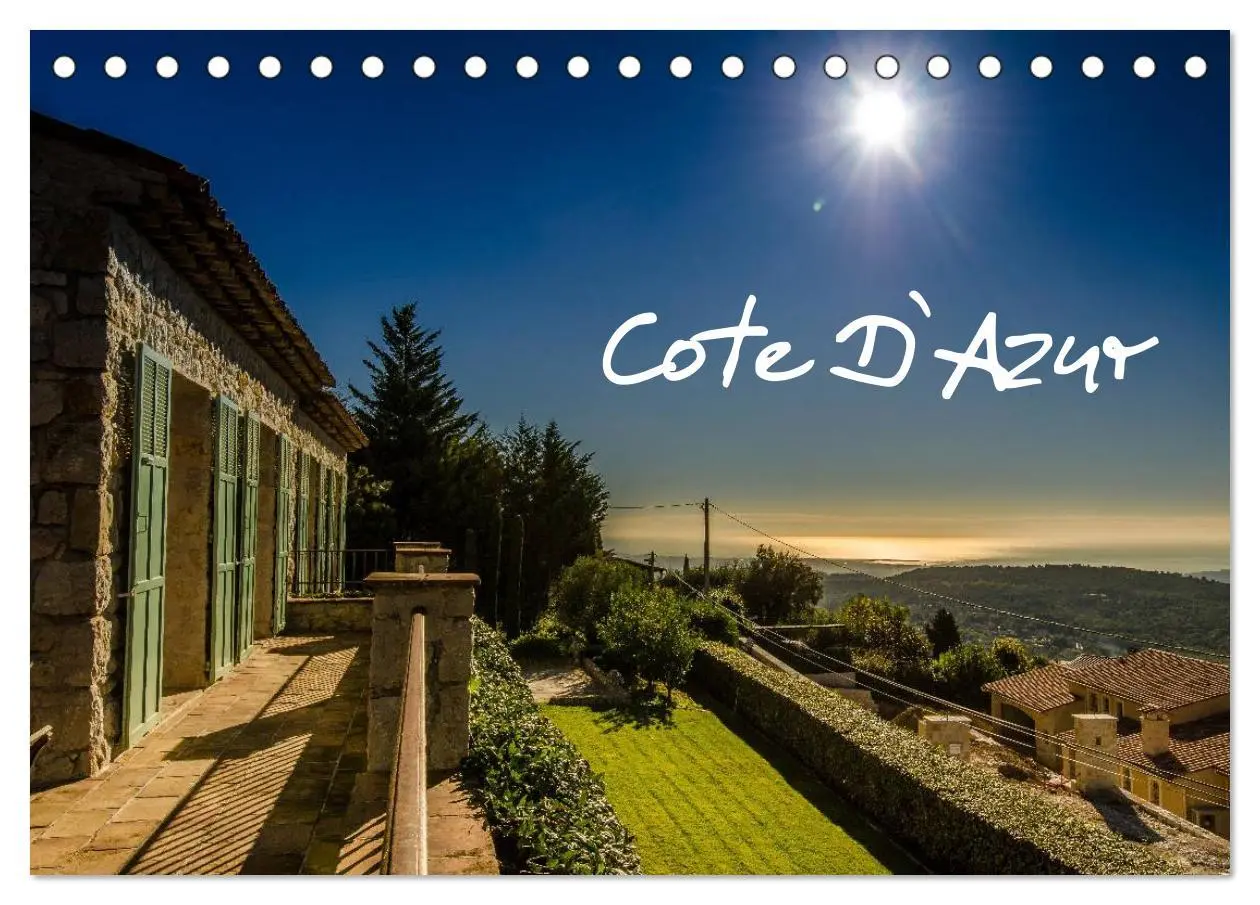 Cover: 9783516159554 | Cote D`Azur (Tischkalender 2026 DIN A5 quer), CALVENDO Monatskalender