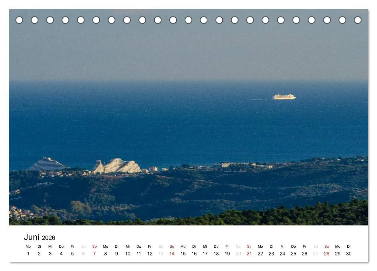Bild: 9783516159554 | Cote D`Azur (Tischkalender 2026 DIN A5 quer), CALVENDO Monatskalender