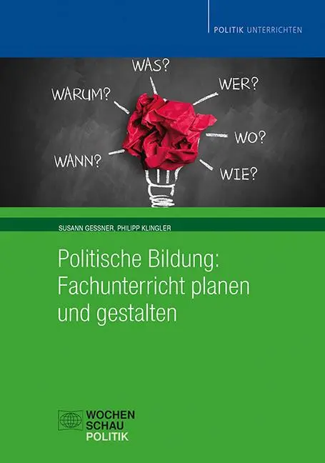 Cover: 9783734409554 | Politische Bildung: Fachunterricht planen und gestalten | Taschenbuch