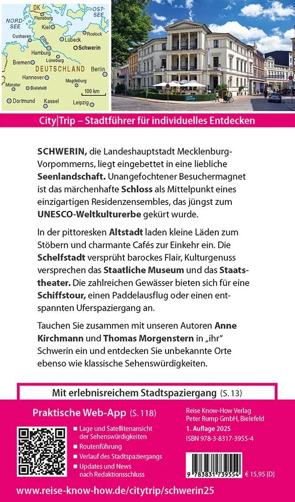 Bild: 9783831739554 | Reise Know-How CityTrip Schwerin | Anne Kirchmann (u. a.) | Buch