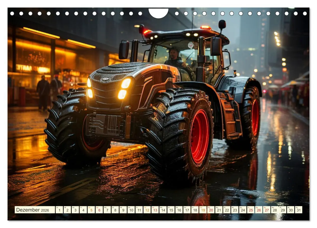Bild: 9783457369654 | Traktor Fantasien (Wandkalender 2026 DIN A4 quer), CALVENDO...