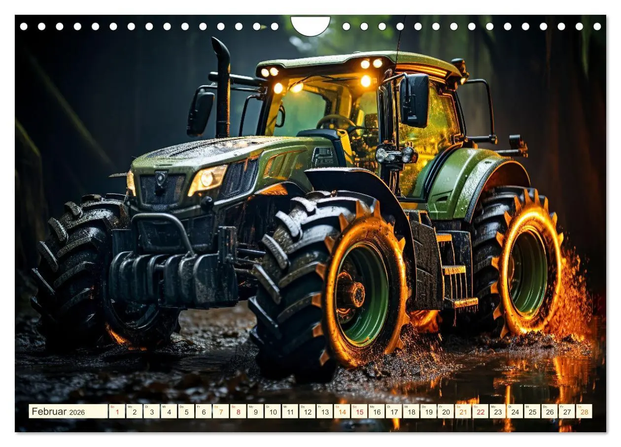 Bild: 9783457369654 | Traktor Fantasien (Wandkalender 2026 DIN A4 quer), CALVENDO...