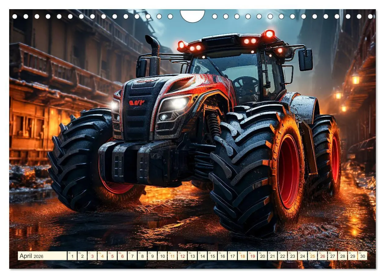 Bild: 9783457369654 | Traktor Fantasien (Wandkalender 2026 DIN A4 quer), CALVENDO...