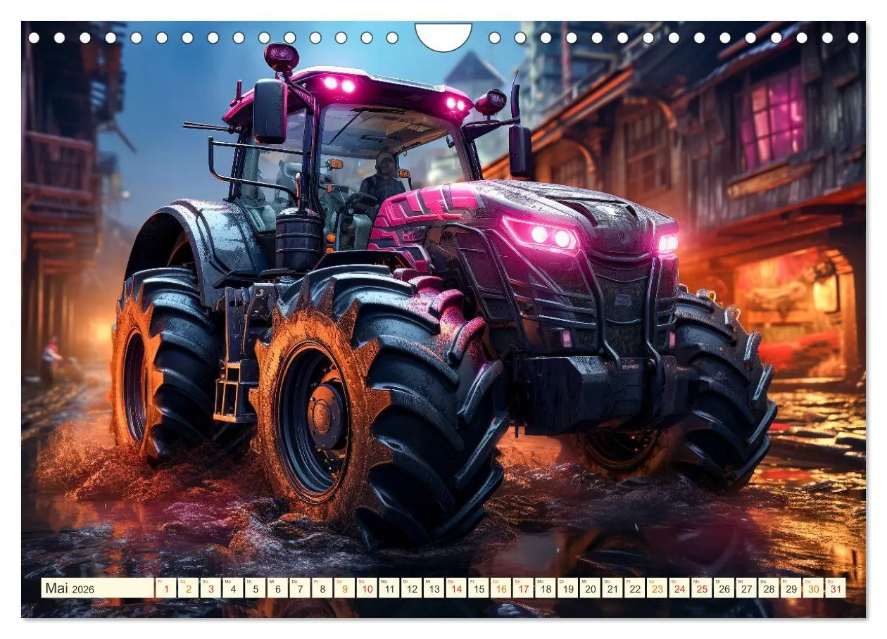 Bild: 9783457369654 | Traktor Fantasien (Wandkalender 2026 DIN A4 quer), CALVENDO...
