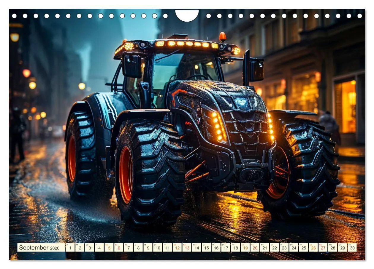 Bild: 9783457369654 | Traktor Fantasien (Wandkalender 2026 DIN A4 quer), CALVENDO...