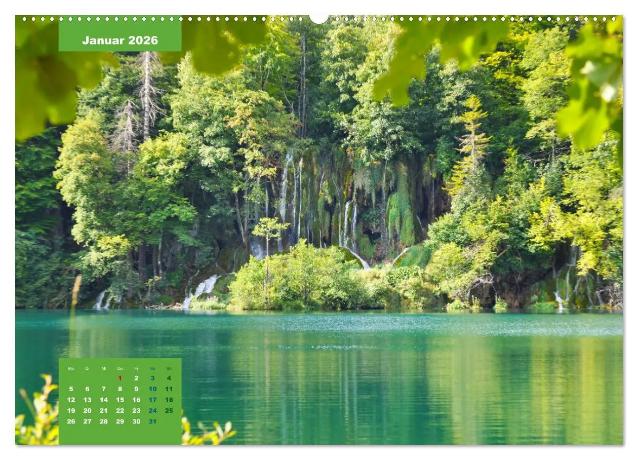 Bild: 9783457679654 | Erlebe mit mir die Wasserwelt der Plitvicer Seen (Wandkalender 2026...