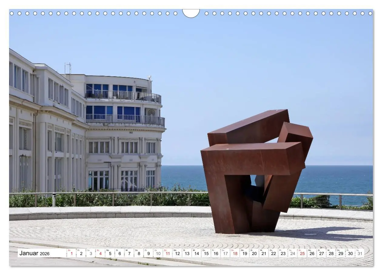 Bild: 9783457819654 | Biarritz (Wandkalender 2026 DIN A3 quer), CALVENDO Monatskalender