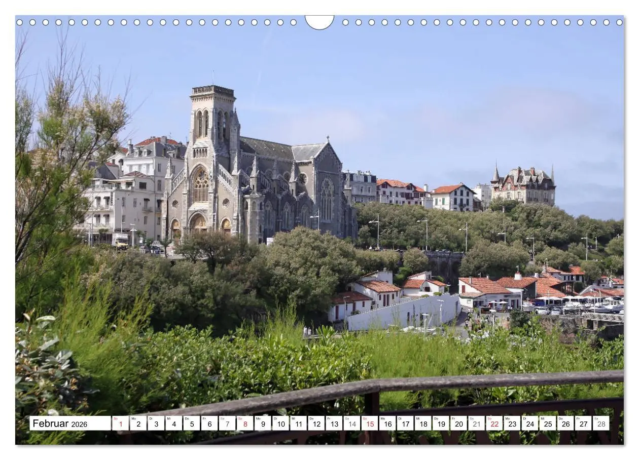 Bild: 9783457819654 | Biarritz (Wandkalender 2026 DIN A3 quer), CALVENDO Monatskalender