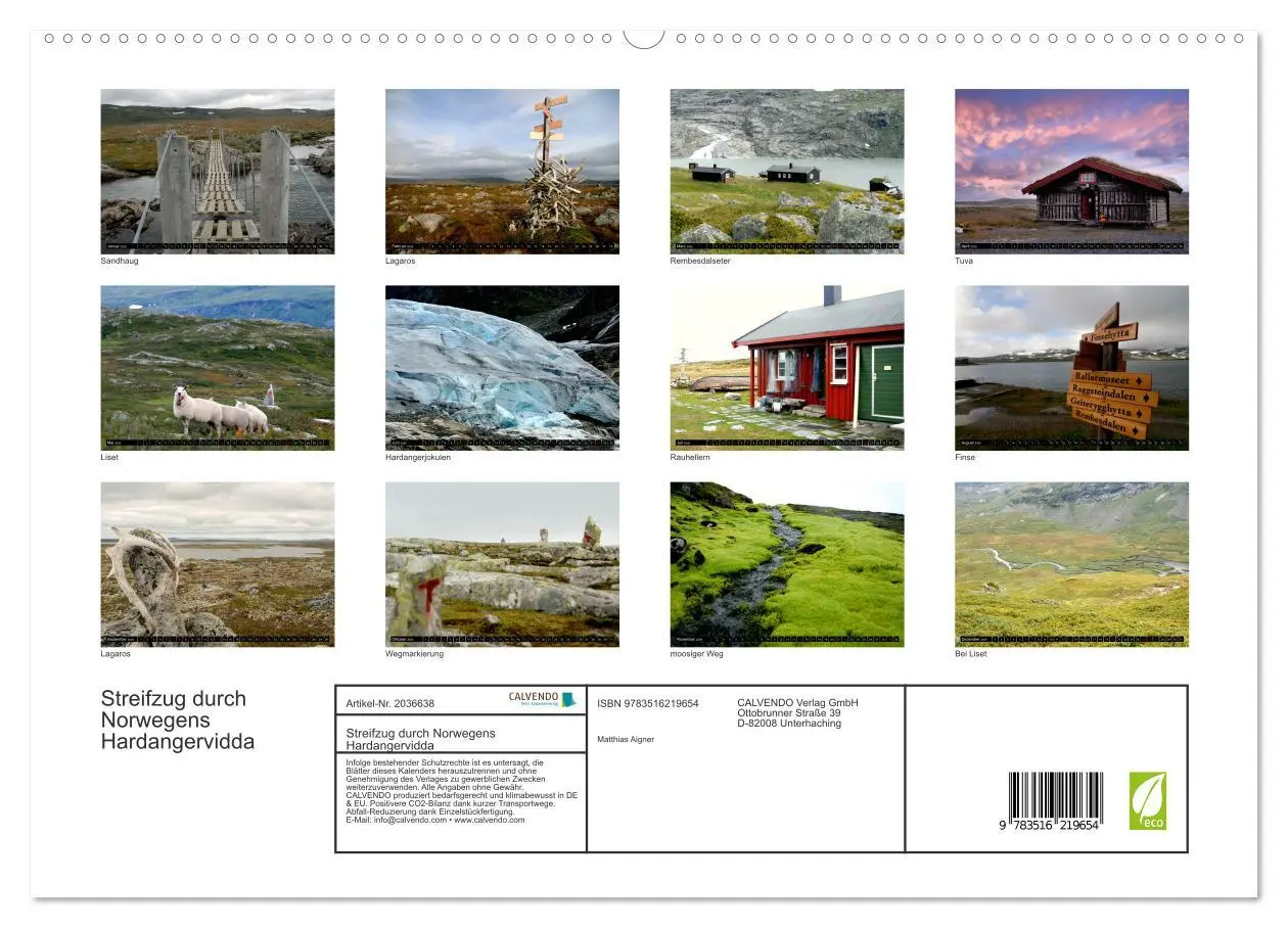 Bild: 9783516219654 | Streifzug durch Norwegens Hardangervidda (hochwertiger Premium...