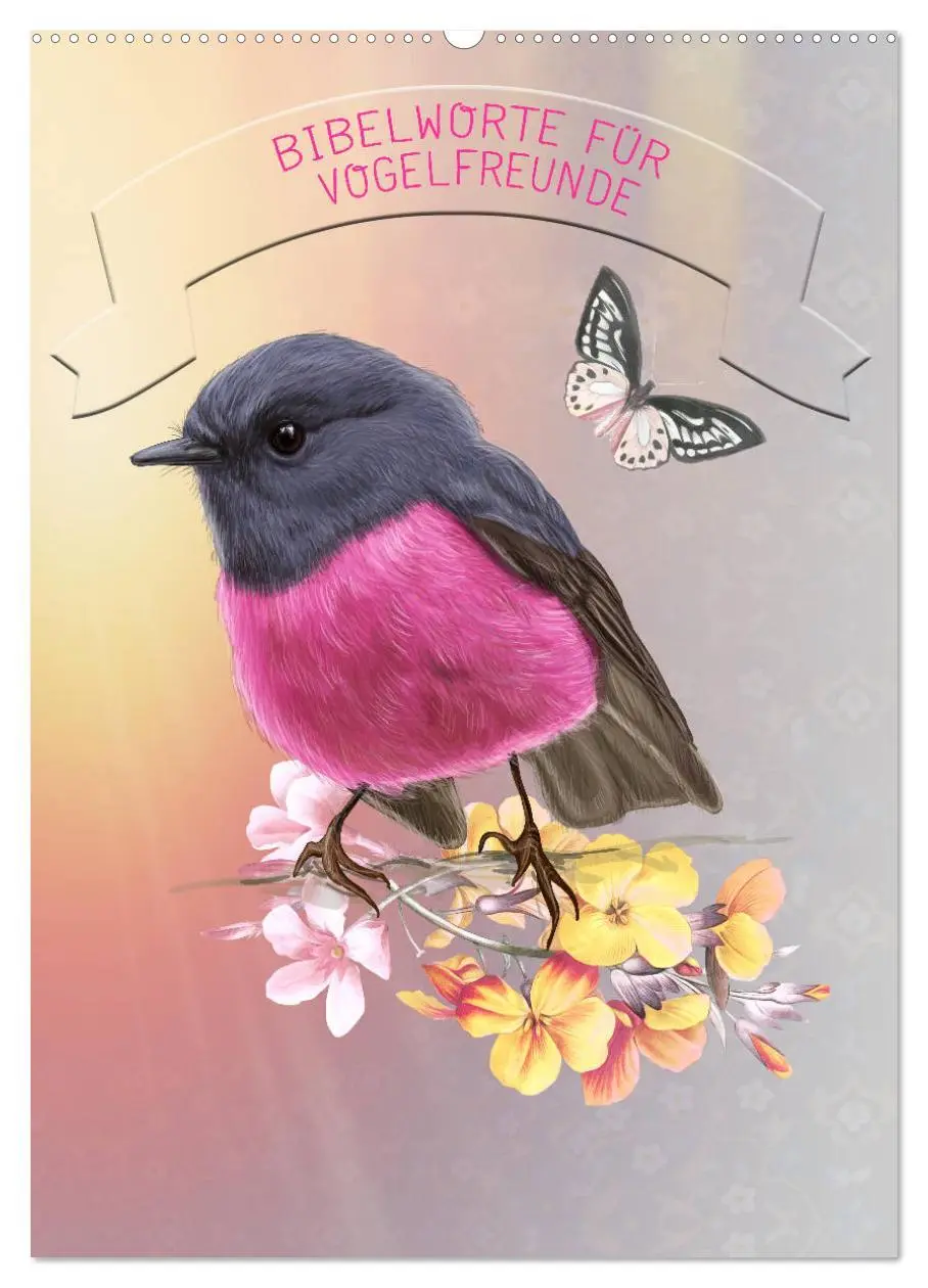 Cover: 9783516389654 | Bibelworte für Vogelfreunde (Wandkalender 2026 DIN A2 hoch),...