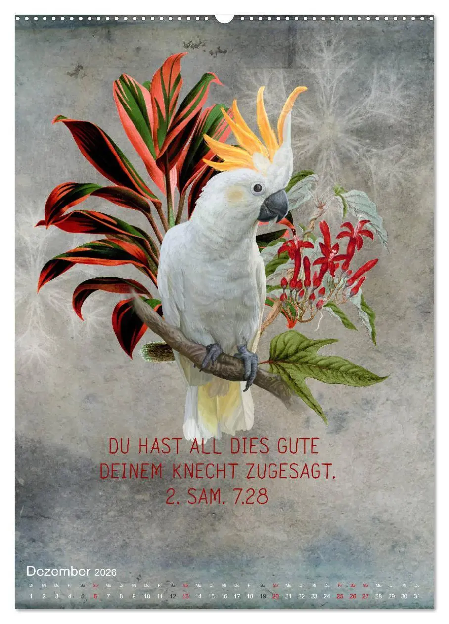 Bild: 9783516389654 | Bibelworte für Vogelfreunde (Wandkalender 2026 DIN A2 hoch),...