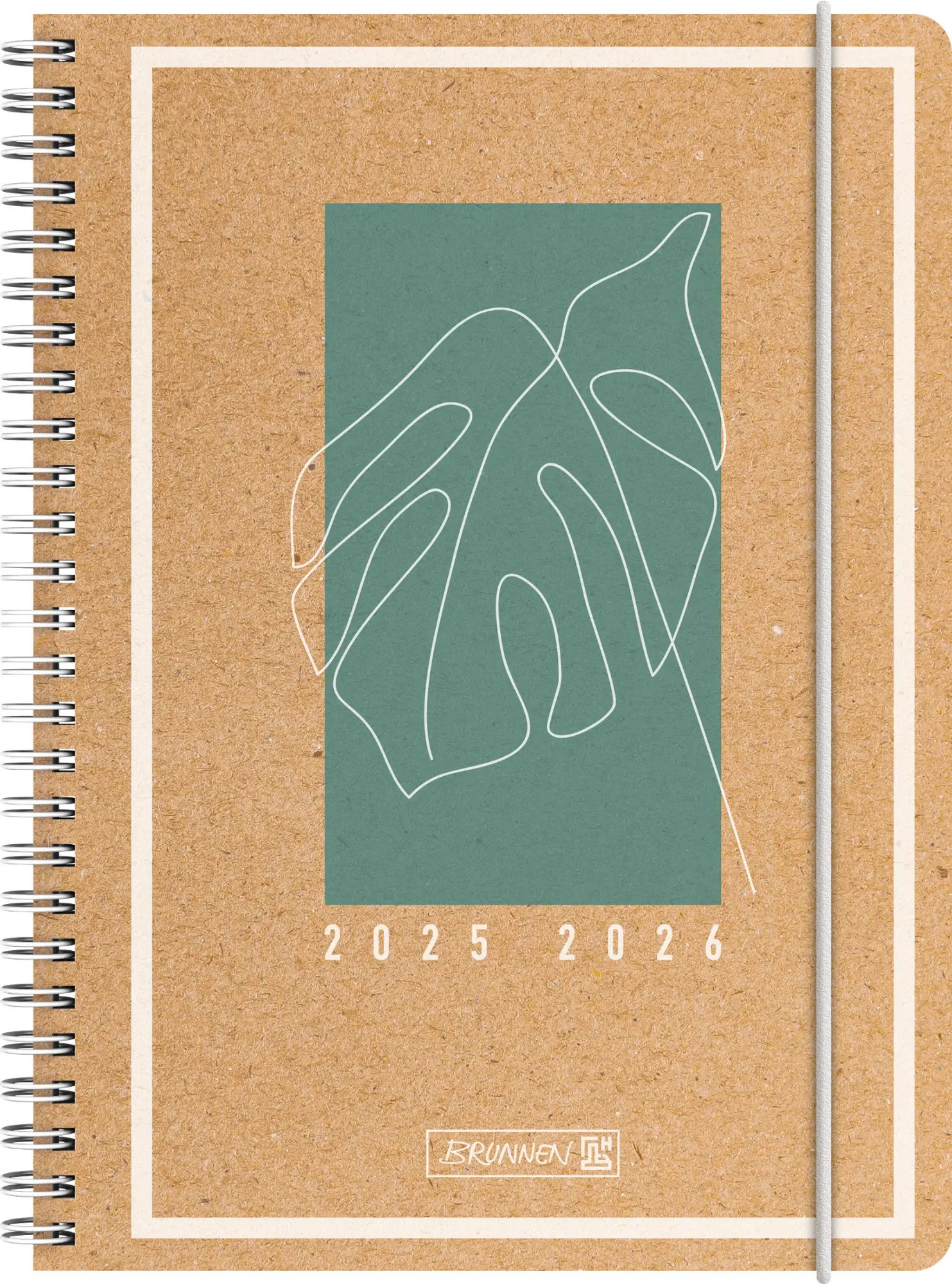 Cover: 4061947139754 | BRUNNEN Schülerkalender (2025/2026) "Jungle Leaf", 2 Seiten = 1...