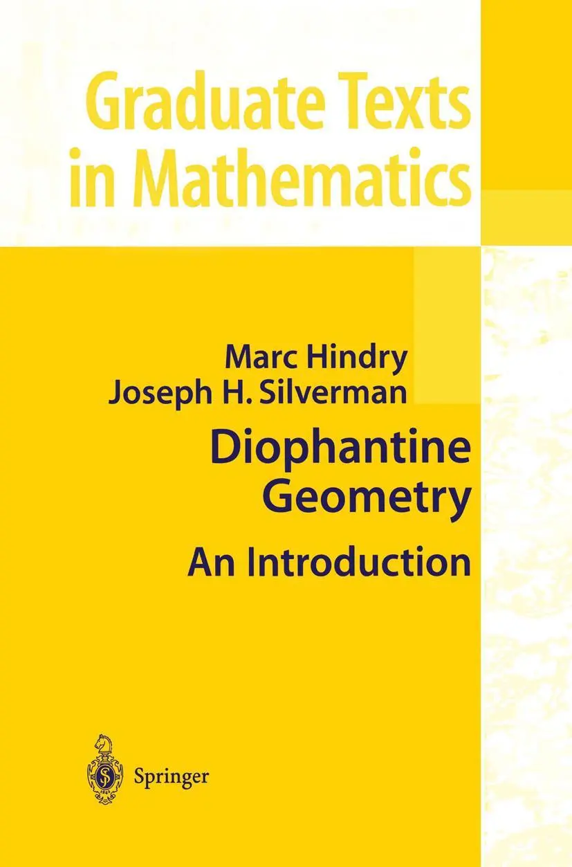 Cover: 9780387989754 | Diophantine Geometry | An Introduction | Joseph H. Silverman (u. a.) Cover: 9780387989754 | Diophantine Geometry | An Introduction | Joseph H. Silverman (u. a.)