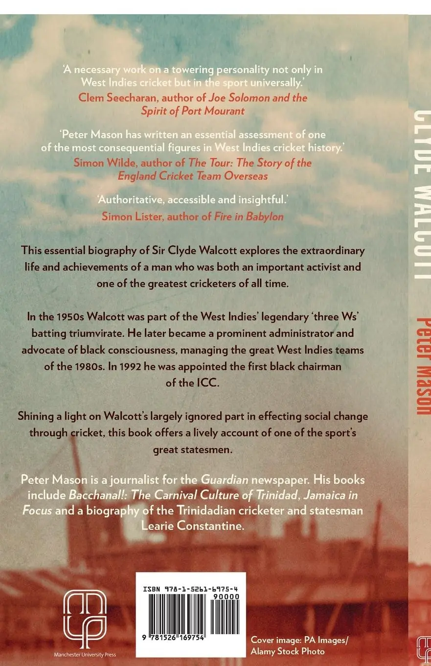 Rückseite: 9781526169754 | Clyde Walcott | Statesman of West Indies cricket | Peter Mason | Buch