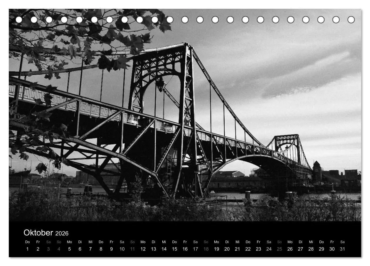 Bild: 9783516069754 | Kaiser-Wilhelm-Brücke Wilhelmshaven (Tischkalender 2026 DIN A5...