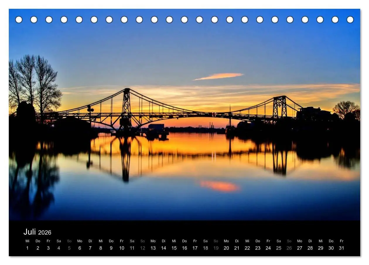Bild: 9783516069754 | Kaiser-Wilhelm-Brücke Wilhelmshaven (Tischkalender 2026 DIN A5...