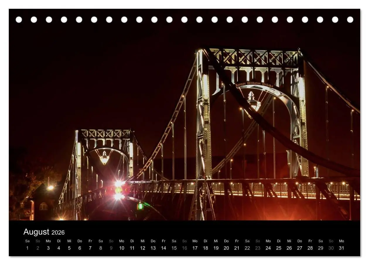 Bild: 9783516069754 | Kaiser-Wilhelm-Brücke Wilhelmshaven (Tischkalender 2026 DIN A5...