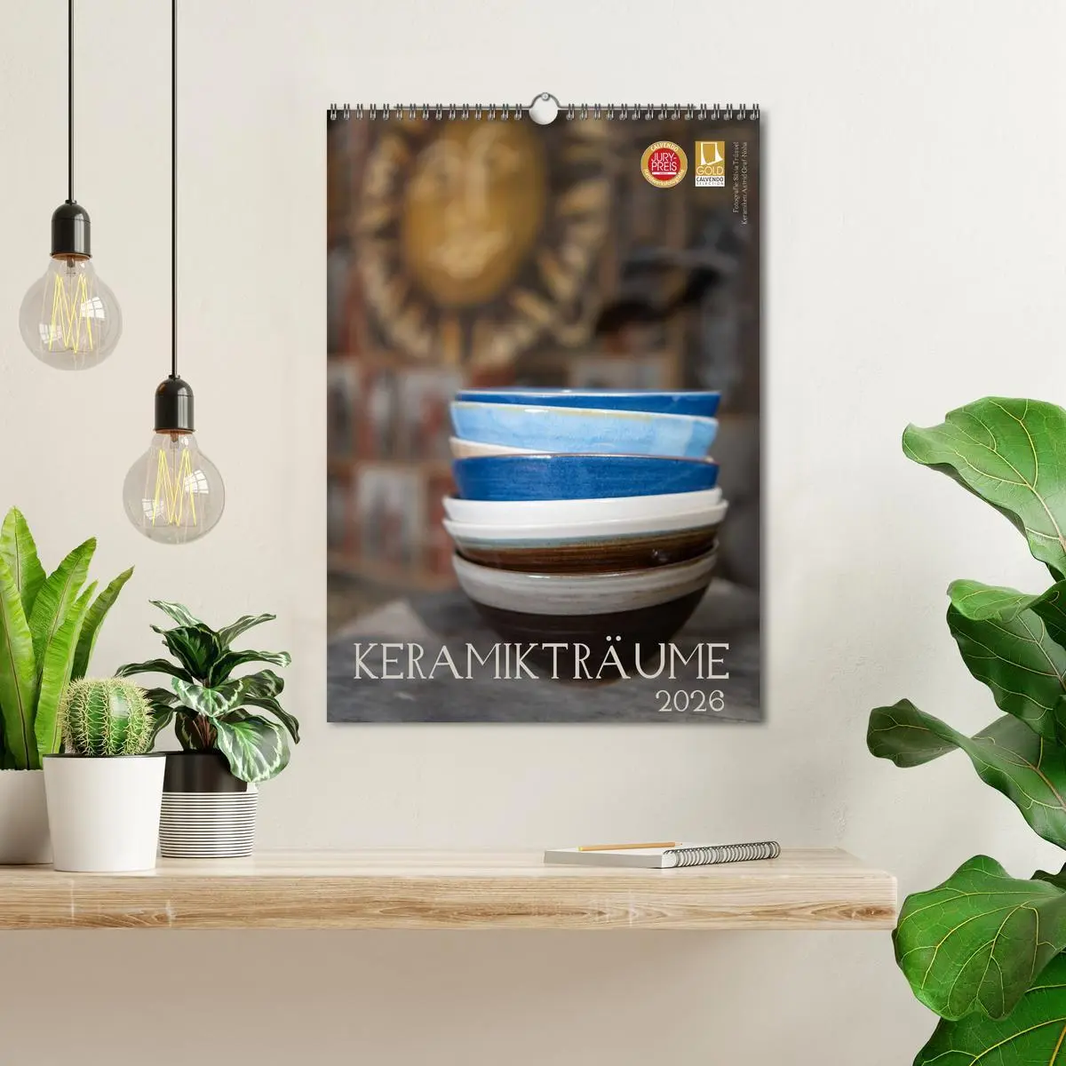 Bild: 9783516379754 | Keramikträume (Wandkalender 2026 DIN A3 hoch), CALVENDO Monatskalender