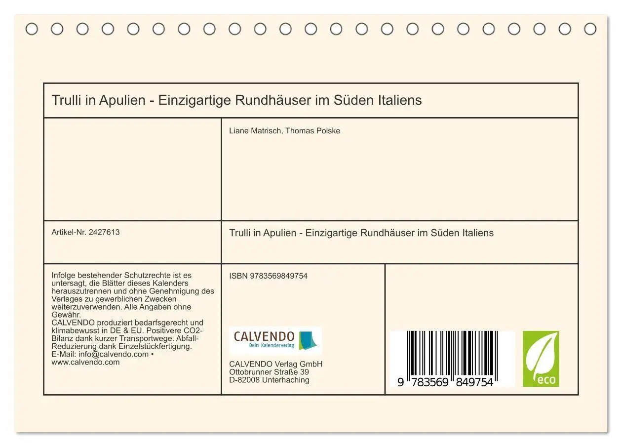 Bild: 9783569849754 | Trulli in Apulien - Einzigartige Rundhäuser im Süden Italiens...