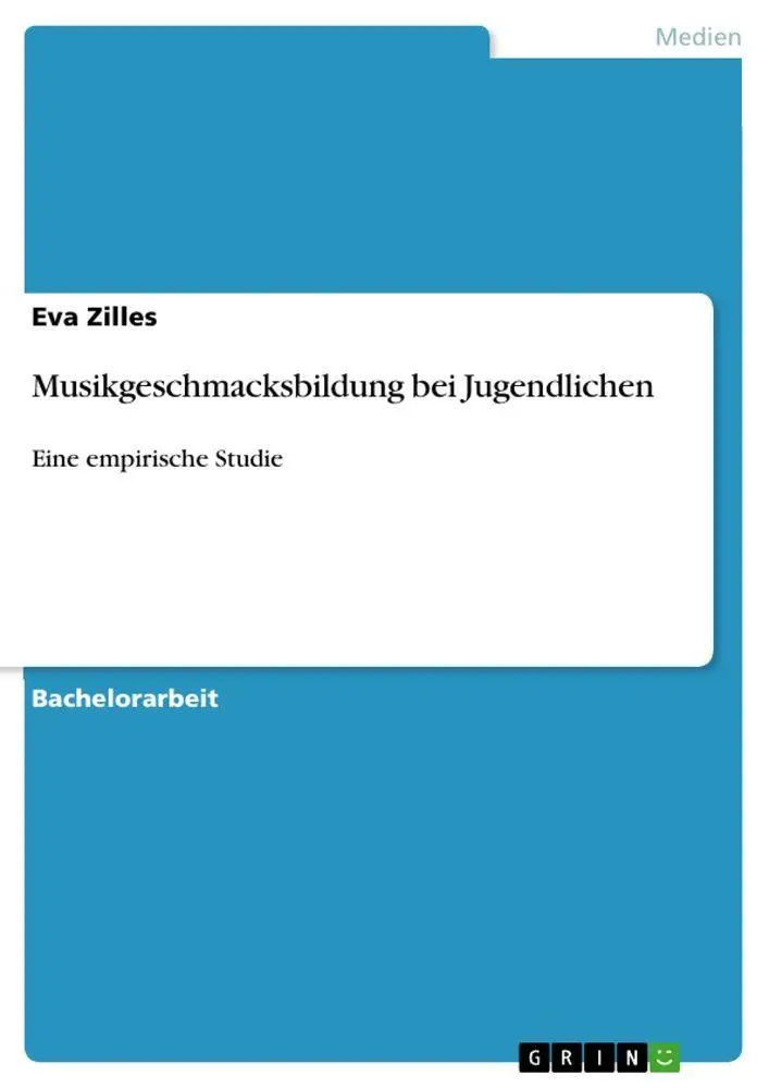 Cover: 9783656729754 | Musikgeschmacksbildung bei Jugendlichen | Eine empirische Studie
