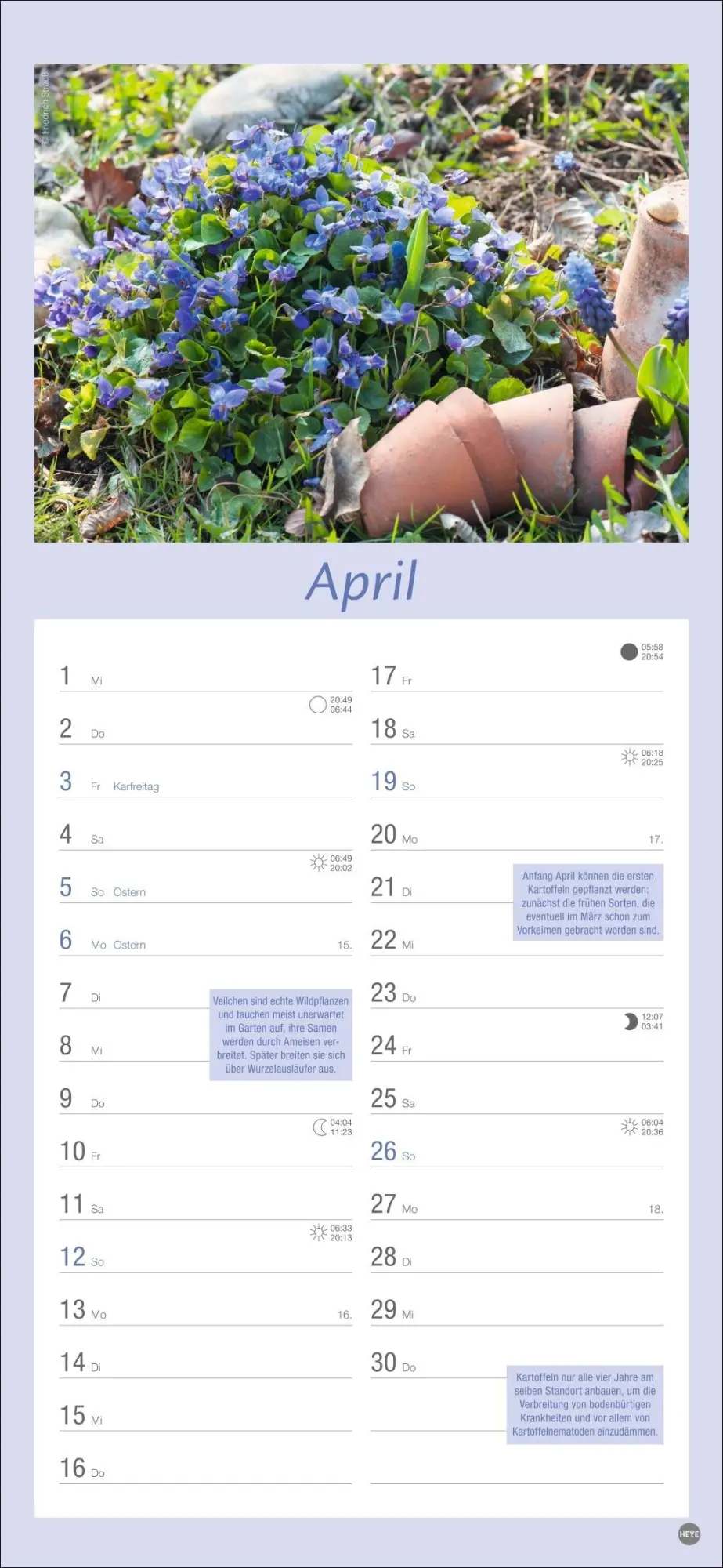 Bild: 9783756409754 | Gartenplaner 2026 | Heye | Kalender | Spiralbindung | 13 S. | Deutsch