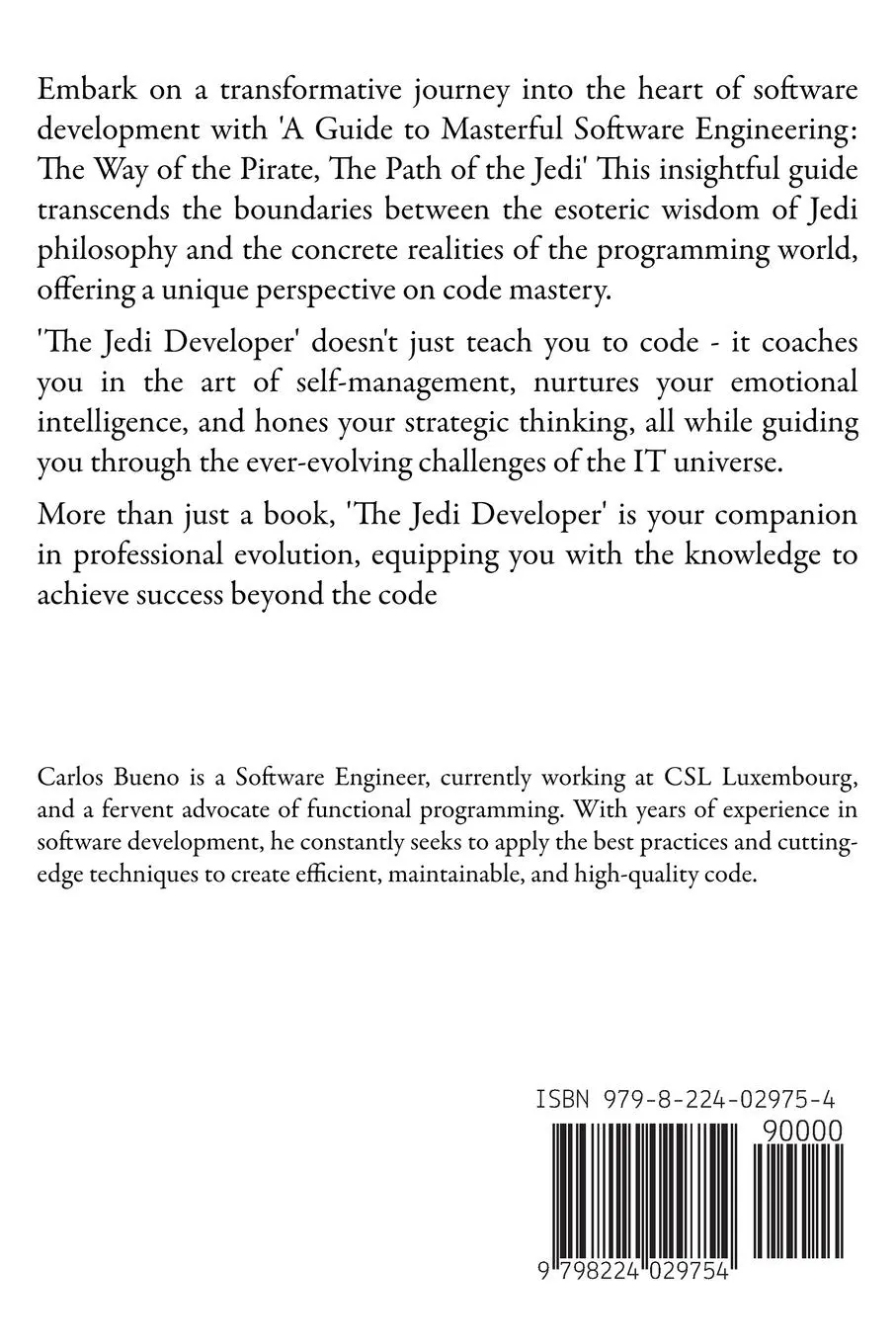 Rückseite: 9798224029754 | A Guide to Masterful Software Engineering | Carlos Bueno | Taschenbuch