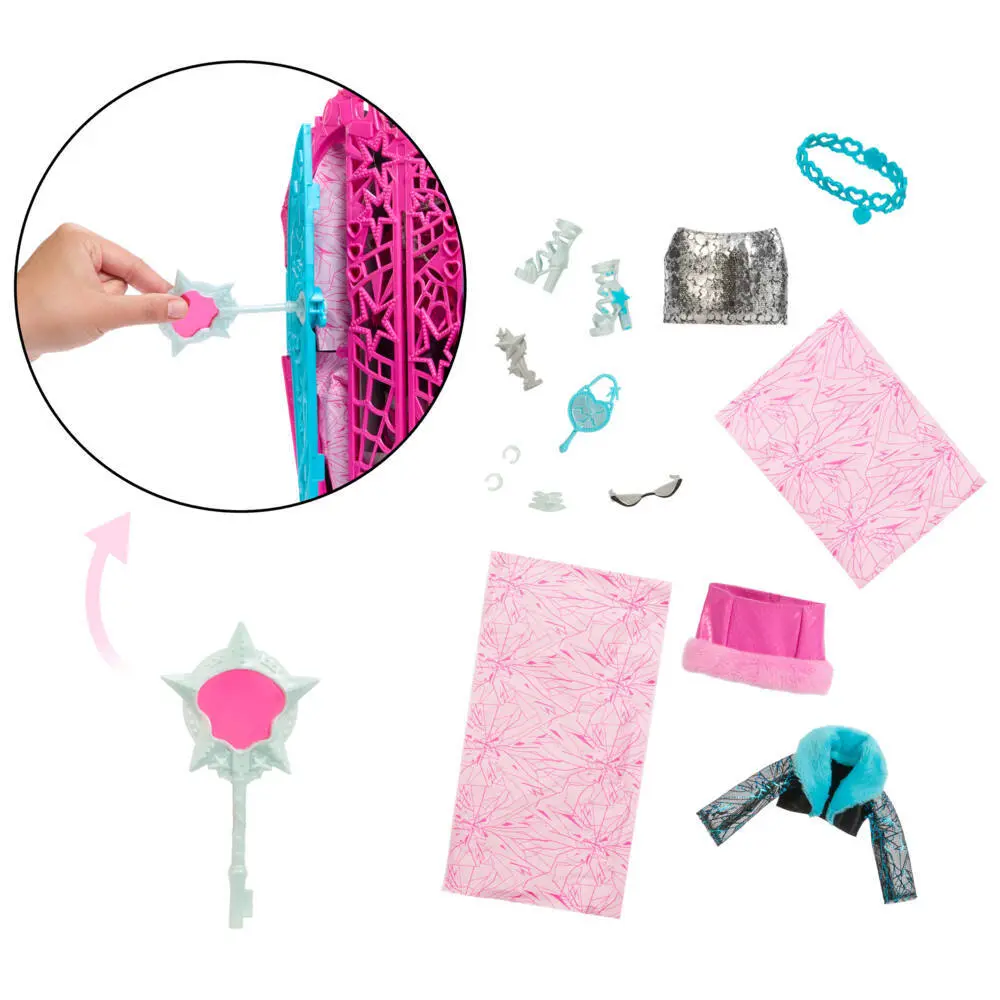 Bild: 194735259854 | Monster High Verborgene Schätze Catty Puppe | Offene Verpackung | 2025