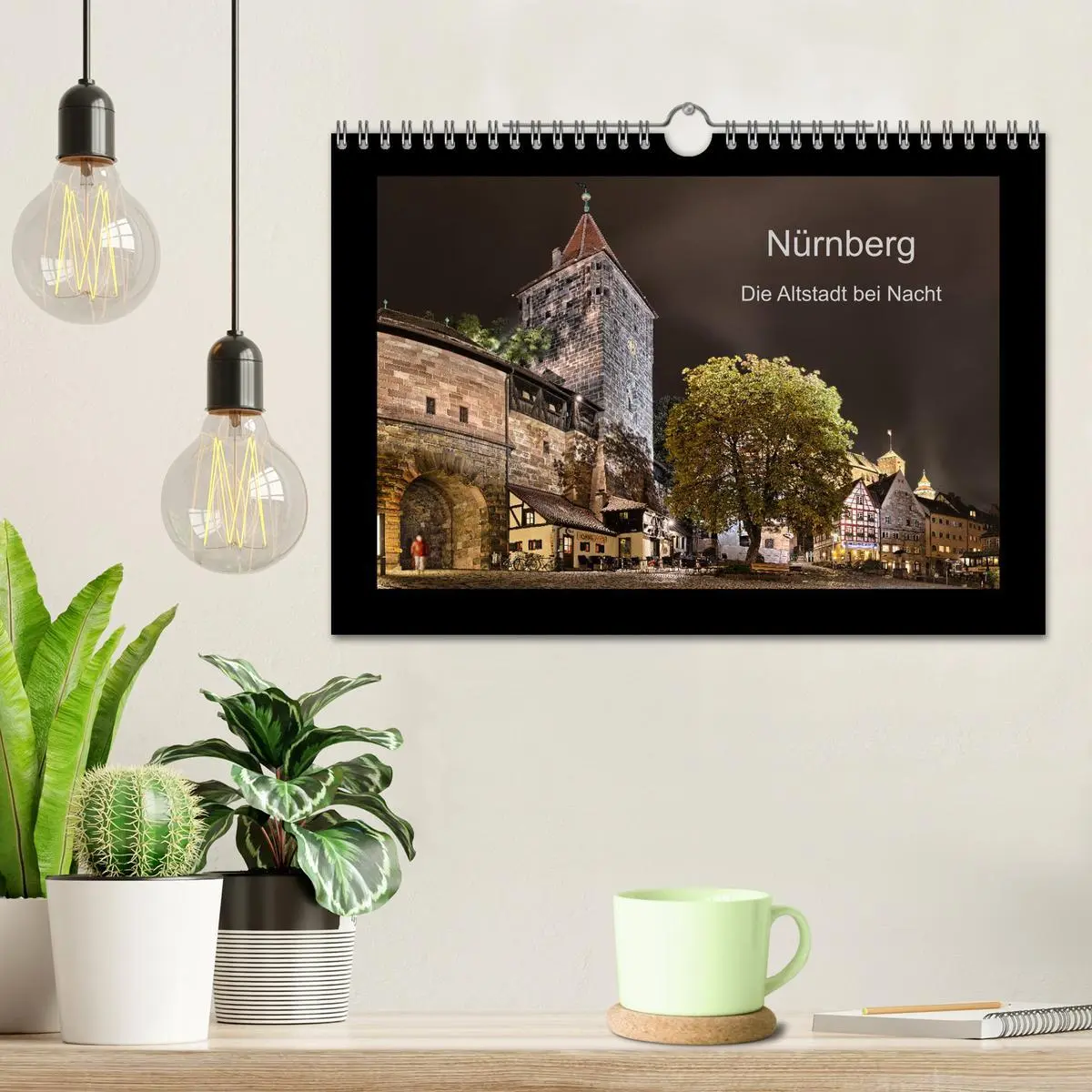 Bild: 9783457899854 | Nürnberg - Die Altstadt bei Nacht (Wandkalender 2026 DIN A4 quer),...