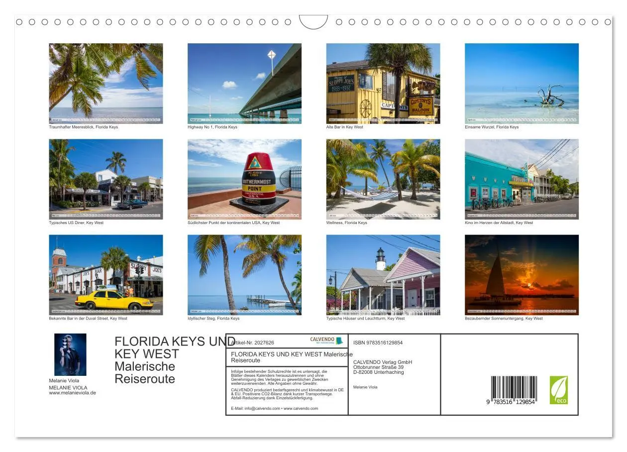 Bild: 9783516129854 | FLORIDA KEYS UND KEY WEST Malerische Reiseroute (Wandkalender 2026...