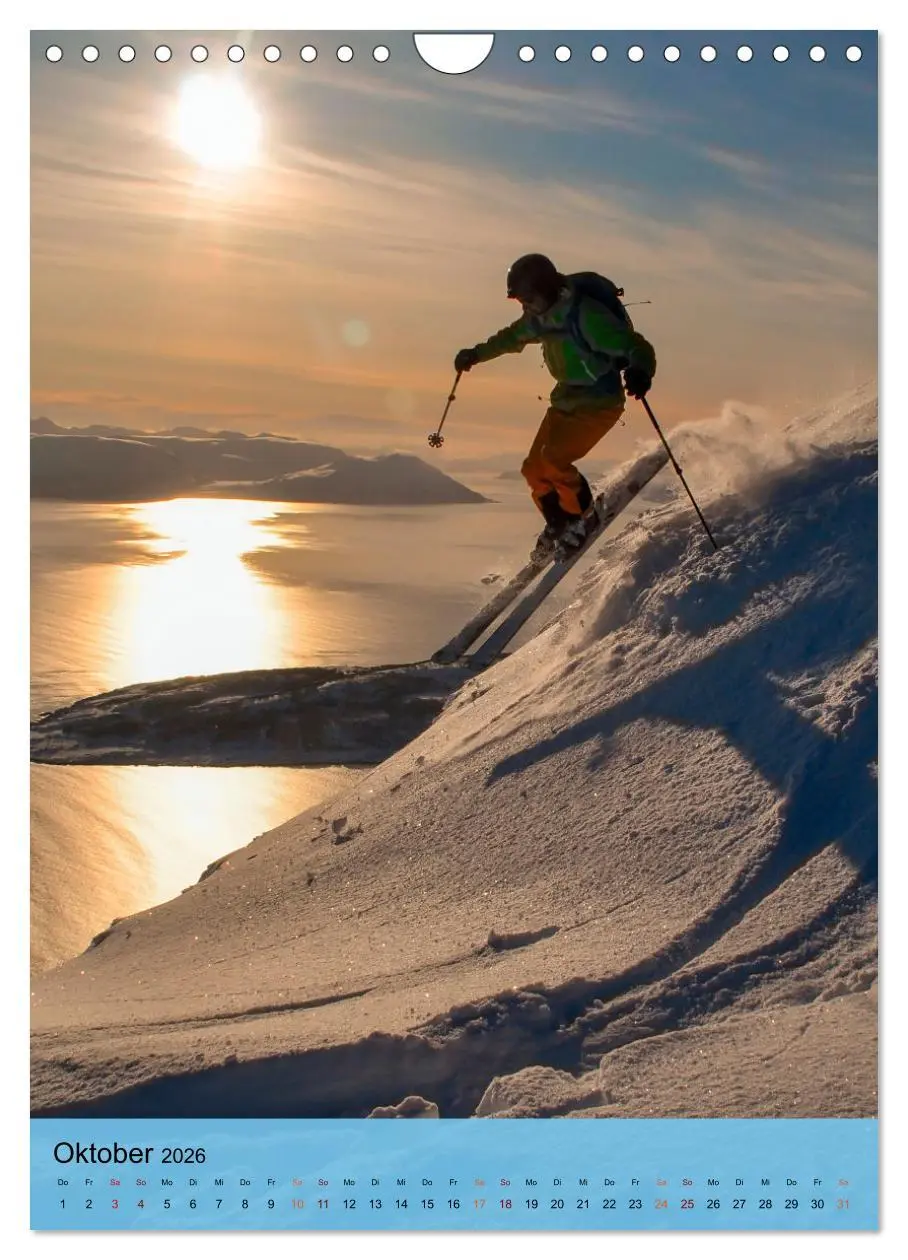 Bild: 9783516369854 | Endlich wieder Skifahren (Wandkalender 2026 DIN A4 hoch), CALVENDO...
