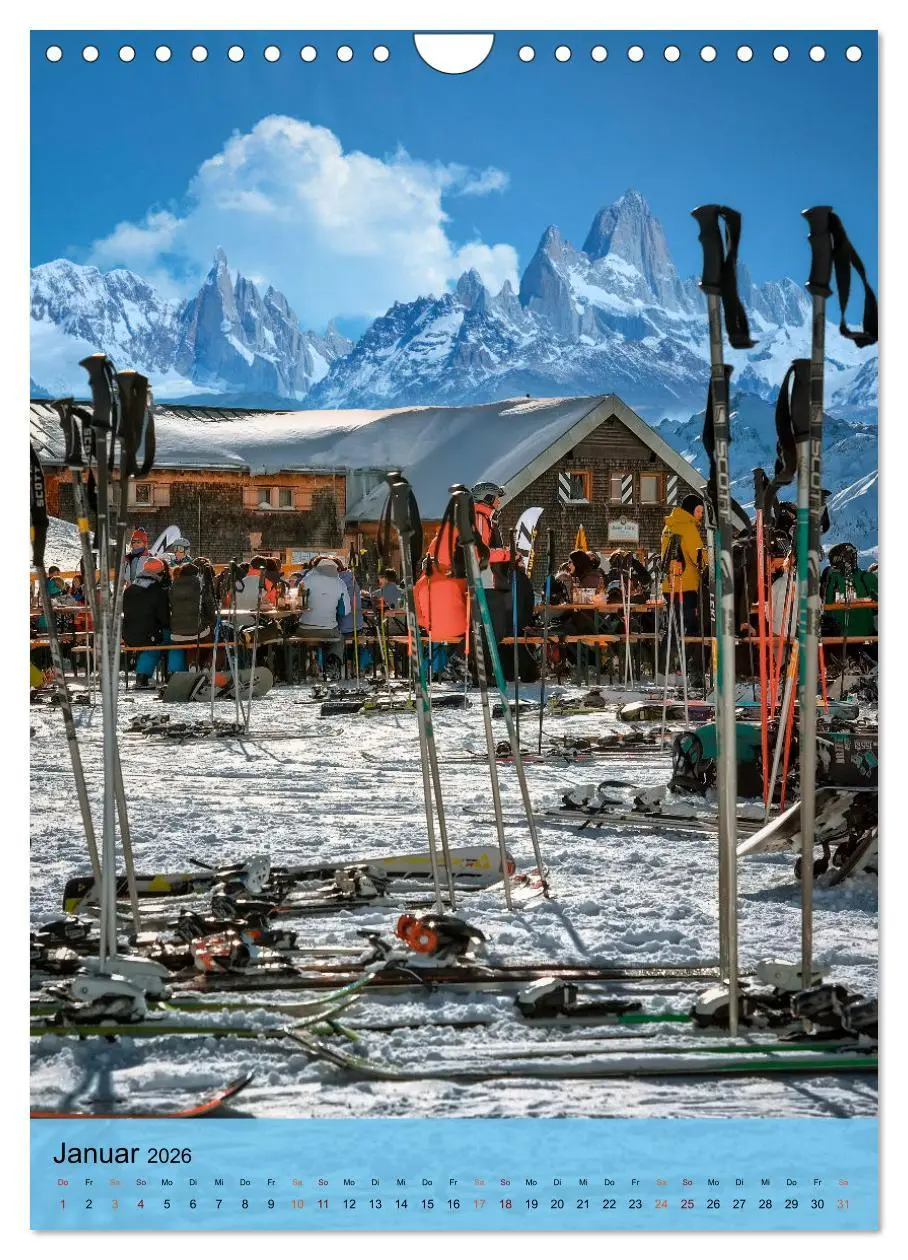 Bild: 9783516369854 | Endlich wieder Skifahren (Wandkalender 2026 DIN A4 hoch), CALVENDO...