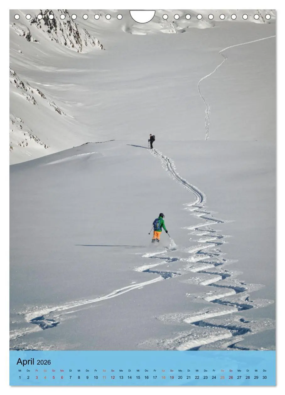 Bild: 9783516369854 | Endlich wieder Skifahren (Wandkalender 2026 DIN A4 hoch), CALVENDO...