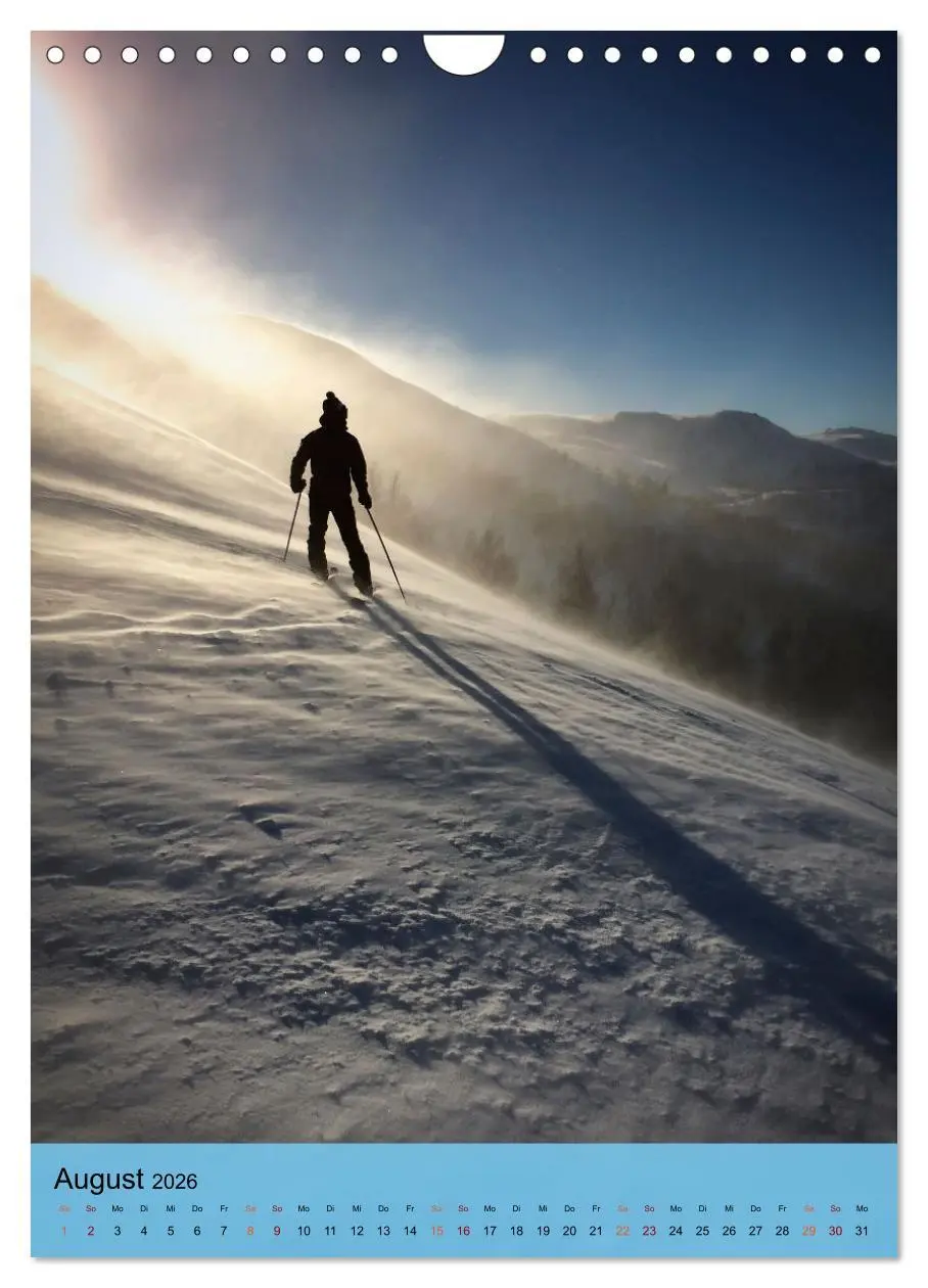 Bild: 9783516369854 | Endlich wieder Skifahren (Wandkalender 2026 DIN A4 hoch), CALVENDO...