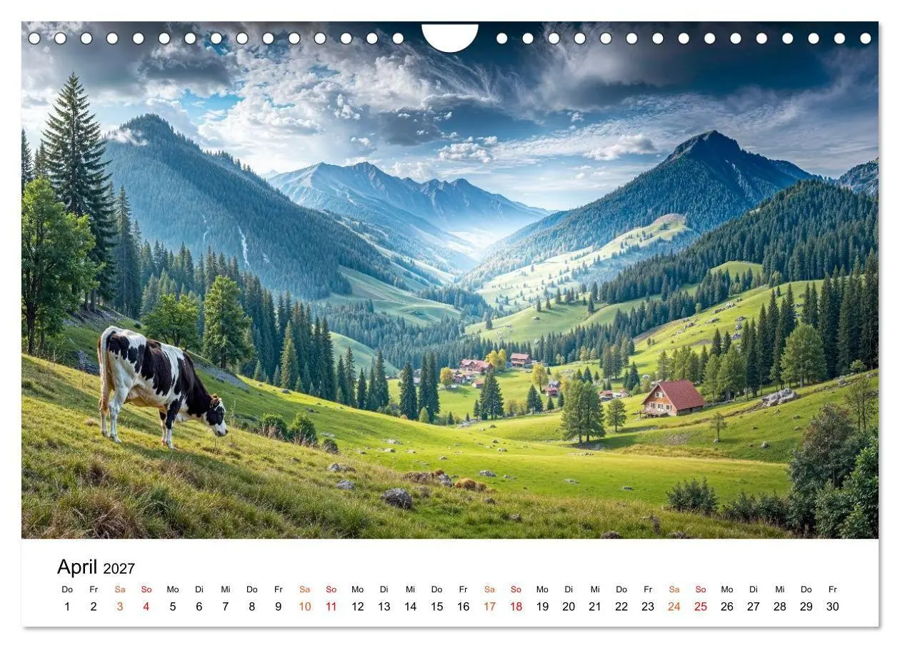 Bild: 9783516749854 | Deutschland - zwischen Bergen und Meeren (Wandkalender 2027 DIN A4...