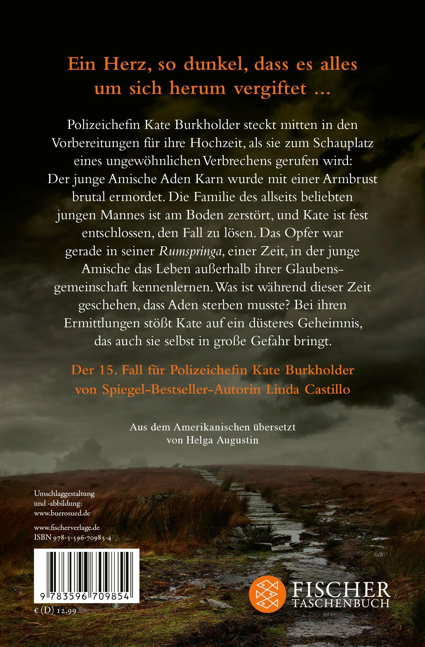 Rückseite: 9783596709854 | Zorniges Herz | Thriller Spannender Thriller bei den Amischen | Buch
