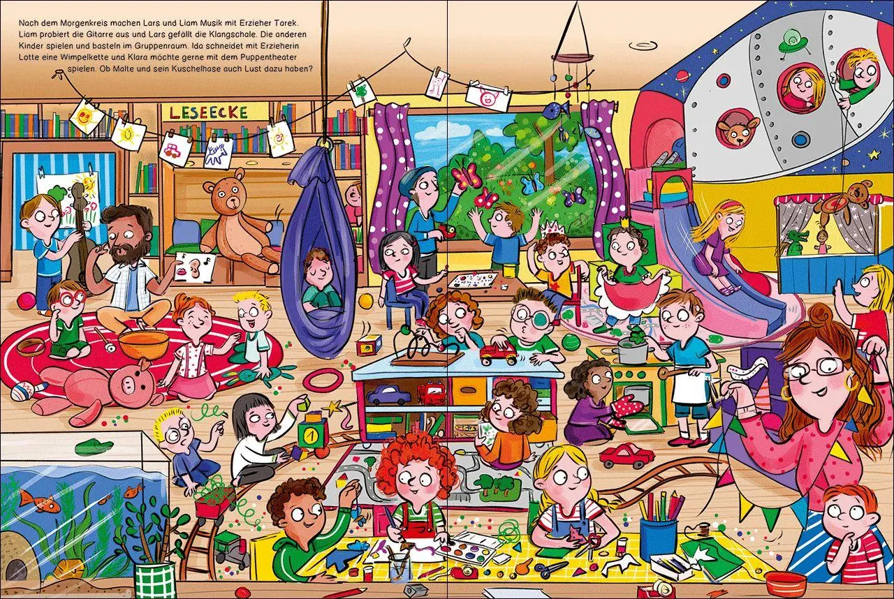Bild: 9783743219854 | Mein schönstes Kindergarten-Wimmelbuch | Tessa Rath | Buch | 16 S.