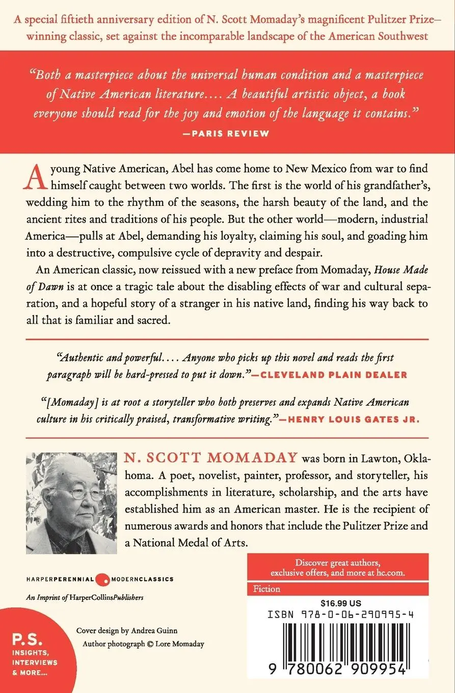 Rückseite: 9780062909954 | House Made of Dawn [50th Anniversary Ed] | N Scott Momaday | Buch