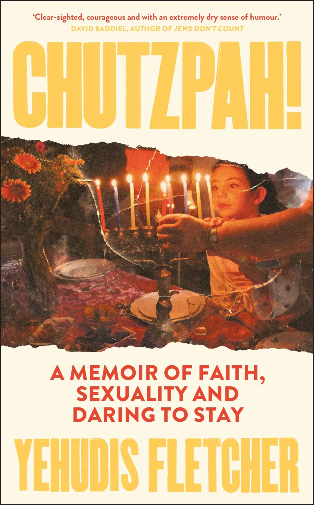 Cover: 9780857529954 | Chutzpah | A memoir of faith, sexuality and daring to stay | Fletcher