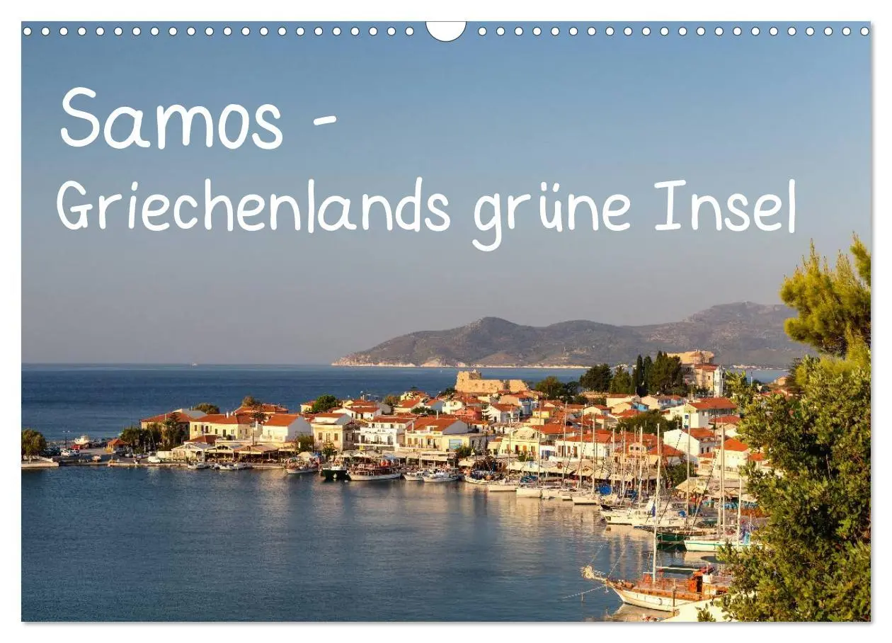 Cover: 9783516119954 | Samos - Griechenlands grüne Insel (Wandkalender 2026 DIN A3 quer),...