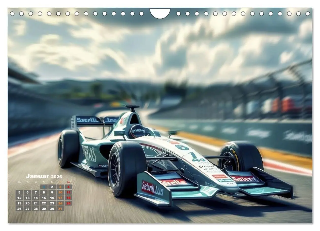 Bild: 9783516669954 | Formel E, Strom, Speed und Sieg (Wandkalender 2026 DIN A4 quer),...