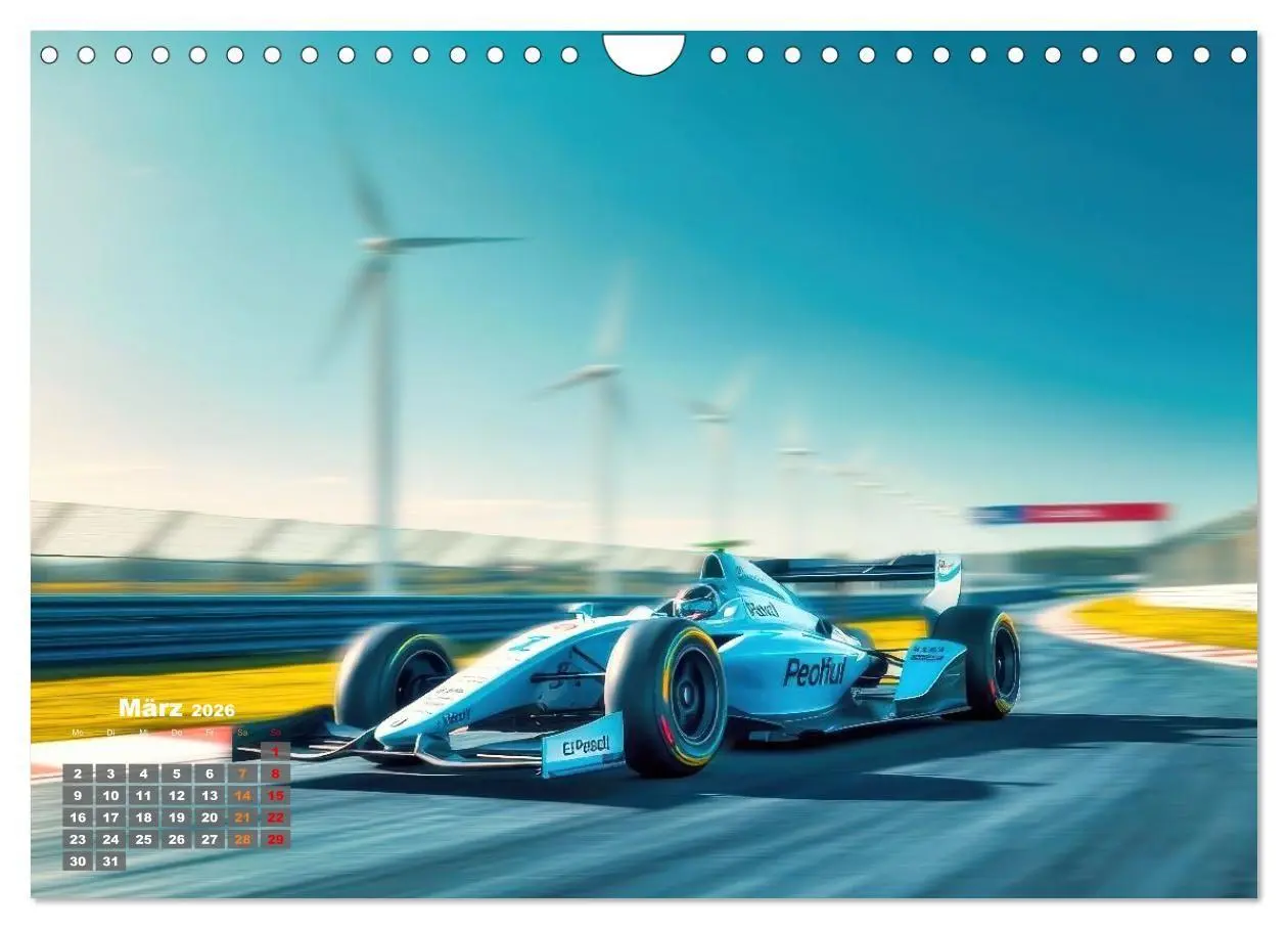 Bild: 9783516669954 | Formel E, Strom, Speed und Sieg (Wandkalender 2026 DIN A4 quer),...
